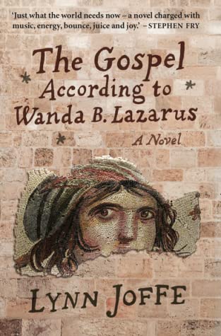 The cover of Wanda B. is brick with a mosaic girl peeping out. It is drawn from The Gypsy Girl Mosaic of Zeugma. 